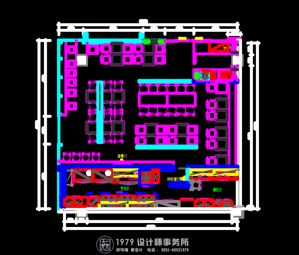 稻谷滿倉(cāng)餐飲店平面圖